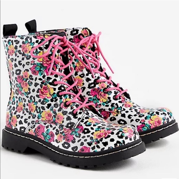 torrid Shoes - 🌺NWT Torrid Betsey Johnson Leopard Combat Boots🌺